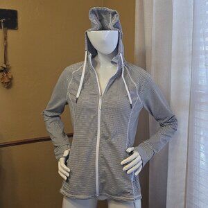 KYODAN Heathered Charcoal and White Activewear Jacket size L